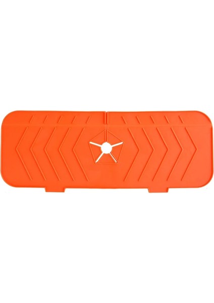 Turuncu Tarzı Mutfak Silikon Musluk Mat Lavabo Sıçrama Koruma Musluk Drenaj Mat Kurutma Pedi Mutfak Banyo Tezgahı Koruma Mat 3 Renk (Yurt Dışından)