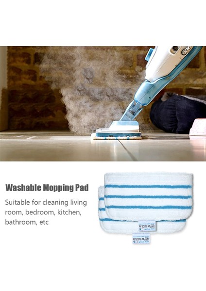 5 Adet Tarzı Adet Mikrofiber Paspas Pedleri Yıkanabilir Paspas Bezi Ped Buharlı Paspas Banyo Oturma Odası Temizleme Araçları Aksesuarları (Yurt Dışından)