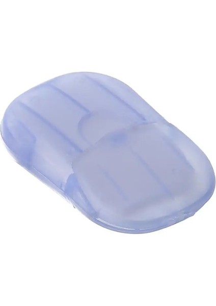 Mavi Stil Kutu Tek Kullanımlık Sabun Kağıt Seyahat Sabunu Kağıt Yıkama El Banyosu Temiz Kokulu Dilim Sayfaları Mini Kağıt Sabunu Temizleme Sabunları (Yurt Dışından)