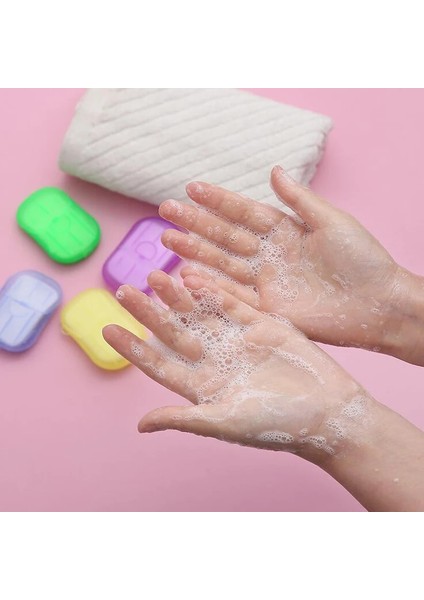 Mavi Stil Kutu Tek Kullanımlık Sabun Kağıt Seyahat Sabunu Kağıt Yıkama El Banyosu Temiz Kokulu Dilim Sayfaları Mini Kağıt Sabunu Temizleme Sabunları (Yurt Dışından) modelleri