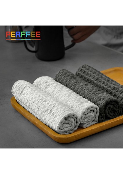 Siyah Stil Barista Mikrofiber Bez Kahve Makinesi Temizleme Havlusu Bar Mendil Emici Kare Havlu Kahve Temizleme Araçları Adet (Yurt Dışından)