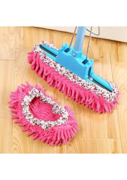 Kahverengi Tarzı 4 Adet Mikrofiber Şönil Zemin Toz Terlik Paspas Ayakkabı Silme Peruk Ev Ev Bezi Temiz Ayakkabı Kapağı Mophead Galoş Temizleme Araçları (Yurt Dışından) modelleri