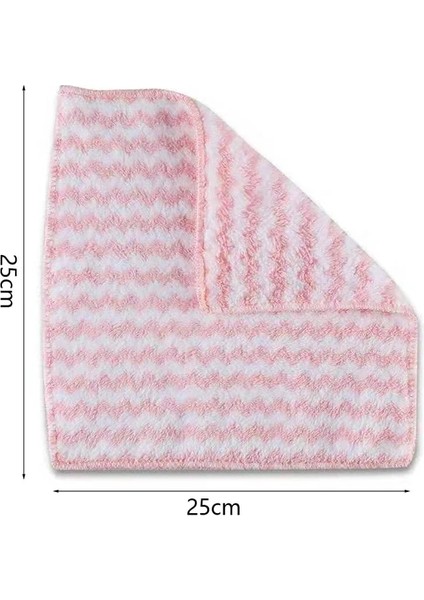 Rastgele Stil 1 Bilgisayar Süper Emici Mikrofiber Kalın Mutfak Havlusu Bulaşık Bezi Ev Paçavra Yapışmaz Yağ Masa Temizleme Mendili Bez Ovma Pedi (Yurt Dışından) fırsatları