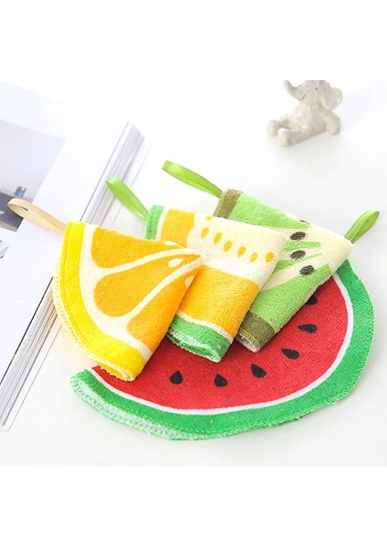 C Tarzı 1 Adet Karikatür Havlu Yumuşak Peluş Sevimli Meyve Desen Asılı Banyo Havlusu Mutfak Banyo Malzemeleri Çocuk Çocuk Eşyaları (Yurt Dışından) modelleri