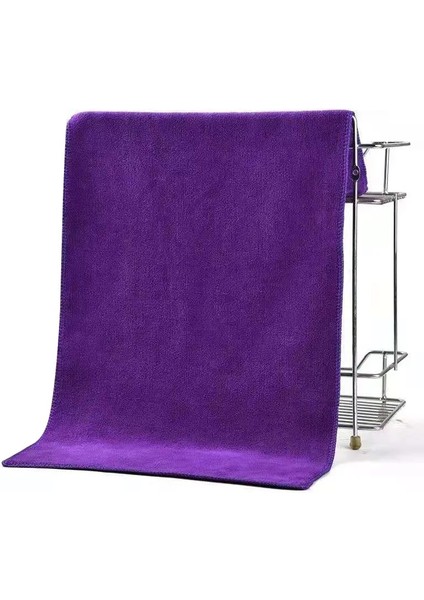 Mor Tarzı 30X30 10 Özel Logo Nakış Havlu Mikrofiber Havlu Kalınlaşmış Yüz Havlusu Özelleştirilmiş Metin Berber Dükkanı Ayak Banyosu Mağazası Özel (Yurt Dışından)