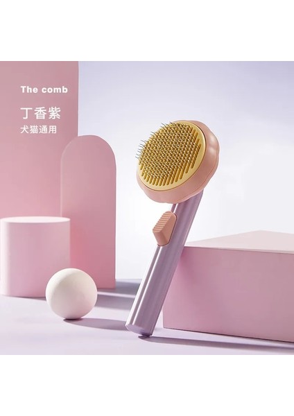 Kabak-Leylak Tarzı Yüzen Kabak Tarağı Kedi Tarağı Fırça Temizleme Artefaktı Özel Kedi Kek Makinesi Evcil Köpek Saç Tarağı Kullanışlı ve Temiz (Yurt Dışından)