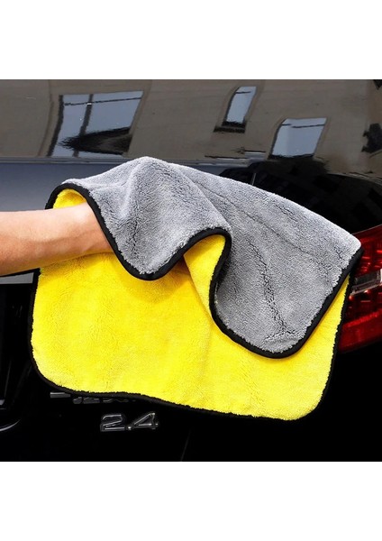 30X60CM Stili Sıcak Satış Kalınlaşmış Araba Temizlik Havlusu Mikrofiber Mercan Kadife Kumaş Çift Taraflı Yüksek Yoğunluklu Havlu Yeni Silme Emici (Yurt Dışından) modelleri