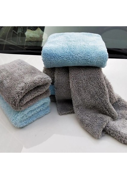 Mavi Stil Mikrofiber Havlu Ultra Kurutma Yıkama Yumuşak Parlatma Kenarsız Temizlik Süper Emici Peluş Kumaş Mutfak Ev Araba Için (Yurt Dışından) fiyatları