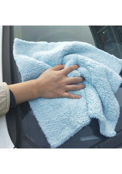 Mavi Stil Mikrofiber Havlu Ultra Kurutma Yıkama Yumuşak Parlatma Kenarsız Temizlik Süper Emici Peluş Kumaş Mutfak Ev Araba Için (Yurt Dışından) modelleri