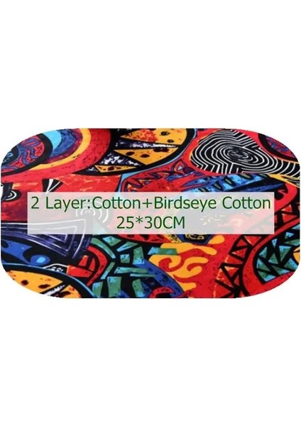 Kırmızı Stil 1 Bilgisayar Keten Peçeteler Kuşgözü Pamuklu Kağıt Havlular Mutfak Temizlik Bezleri Yeniden Kullanılabilir Kağıt Havlu Rulosu (Yurt Dışından)