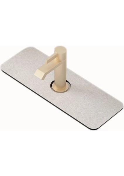 Beyaz Stil Mutfak Musluk Emici Mat Lavabo Vantuz Diatomit Musluk Sıçrama Yakalayıcı Tezgah Koruyucu Mutfak Banyo Için (Yurt Dışından)