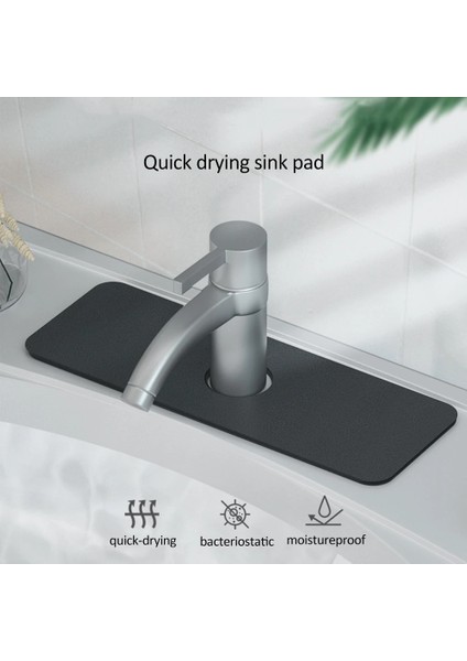 Beyaz Stil Mutfak Musluk Emici Mat Lavabo Vantuz Diatomit Musluk Sıçrama Yakalayıcı Tezgah Koruyucu Mutfak Banyo Için (Yurt Dışından) fırsatları