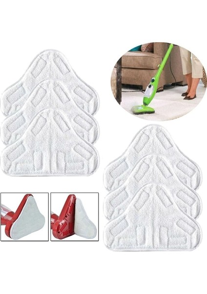 1 Adet Tarzı Pcs Mikrofiber Paspas Kafası Üçgen Düz Ped Temizlik Bezi Kapak Değiştirme Köpekbalığı H20 H2O X5 Buharlı Temizleyici Aksesuarları (Yurt Dışından) modelleri
