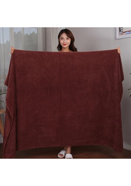 Kahverengi Tarzı 37X75CM Daha Büyük, Daha Kalın Mikrofiber Banyo Havlusunu Artırır, Emici, Çabuk Kuruyan, Süper Yumuşak Otel Banyo Havlusu, Banyo Havlusu Hızlı Kuru Giymek Için (Yurt Dışından)