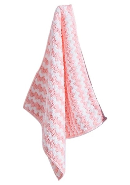 Pembe Tarzı 3 Parça Adet Mutfak Anti-Yağ Silme Paçavra Mutfak Havlusu Mikrofiber Ev Temizlik Ürünleri Çok Fonksiyonlu Temizlik Silin (Yurt Dışından)