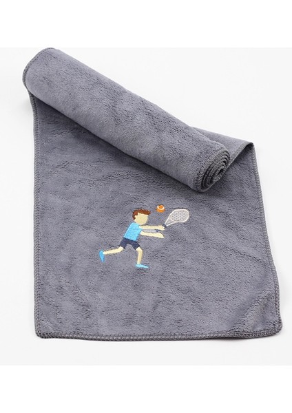 Beyaz Stil 35X75 10 Özel Logo Nakış Havlu Mikrofiber Havlu Kalınlaşmış Yüz Havlusu Özelleştirilmiş Metin Berber Dükkanı Ayak Banyosu Mağazası Özel (Yurt Dışından) fırsatları