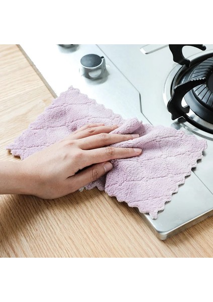 Yeşil-Gri Tarzı No.8 Boyutu Luluhut Lot Ev Mutfak Için Mikrofiber Havlular Temizlik Için Emici Daha Kalın Bez Mikro Fiber Silin Masa Mutfak Havlusu (Yurt Dışından) modelleri