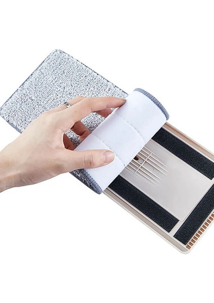 1 Adet Tarzı Adet Kumaş Mikrofiber Yedek Paspas Pedi Paspas Kafası Zemin Temizleme Yedek Macun Bezi Kapak Sprey Düz Toz cm (Yurt Dışından)