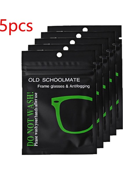 5 Adet Tarzı Evrensel Erkek Kadın Anti Sis Yeniden Kullanılabilir Bez Gözlük Yüzme Bisikleti Gözlük Unisex Gözlük Lens Bezi Sislenmeyi Önlemek Bez (Yurt Dışından)