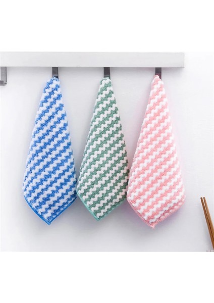 Pembe Tarzı 3 Parça Adet Mutfak Anti-Yağ Silme Paçavra Mutfak Havlusu Mikrofiber Ev Temizlik Ürünleri Çok Fonksiyonlu Temizlik Silin (Yurt Dışından) fırsatları