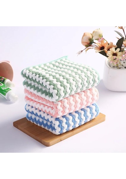 Yeşil Tarzı 5 Adet Mutfak Anti-Yağ Silme Paçavra Mikrofiber Ev Temizlik Ürünleri Çok Fonksiyonlu Temizleme Araçları Gadgetspcs (Yurt Dışından) fiyatları