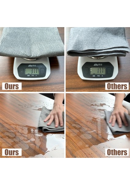 30X40CM Tarzı 5 Adet Yeni Kalınlaşmış Sihirli Temizlik Bezi Yeniden Kullanılabilir Mikrofiber Yıkama Paçavra Cam Silme Havlusu Mutfak Aynaları Otomatik Windows (Yurt Dışından)