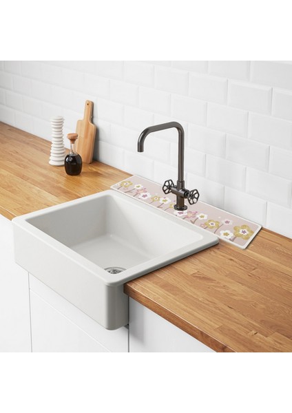 D Tarzı Lavabo Musluğu Tahliye Pedi Polyester Kauçuk Lavabo Sıçrama Yakalayıcı Sıçramaya Dayanıklı Güçlü Su Emme Banyo Mutfak Aletleri (Yurt Dışından) indirimleri