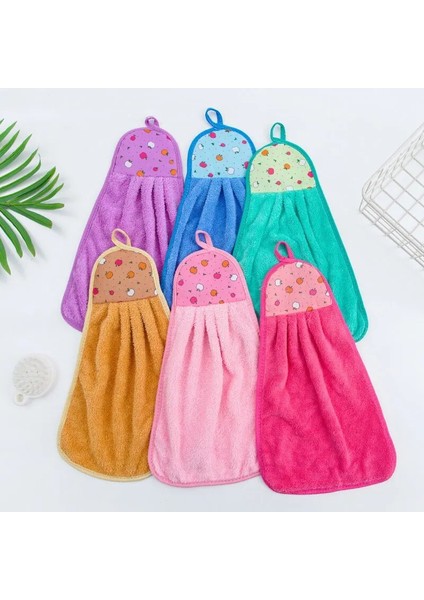 Mavi Stil 10 Parça Mercan Kadife Banyo Malzemeleri Yumuşak El Havlusu Emici Bez Yağ Geçirmez Temizlik Bezi Ev Temizlik Araçları 30*40 cm (Yurt Dışından) indirimleri