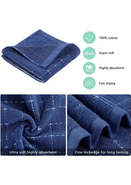 4 Adet Tarzı Olanly Mutfak ve Ev Için % 100% Pamuklu Bulaşık Bezi Ultra Yumuşak ve Emici Mutfak Havlusu Yeniden Kullanılabilir Temizlik Bezi Araçları (Yurt Dışından) fiyatları