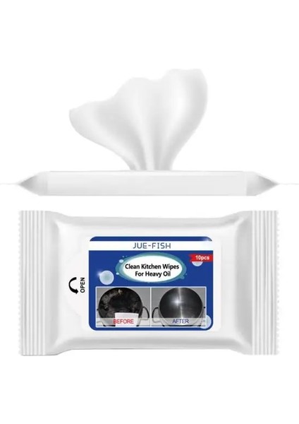 1 Adet Tarzı Ağır Yağ Lekesi Temizleme Mendilleri Mutfak Aralığı Davlumbaz Soba Yağ Lekesini Çıkarmak Için Islak Tek Kullanımlık Temizleme Kağıdı Havlu (Yurt Dışından)