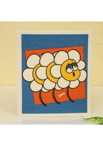 No.7 Tarzı 17X20CM Et Temizlik Bezi Yağsız Isveç Bulaşık Bezi Mutfak Ev Baskı Kurulama Havlusu Süper Emici Iskandinav El Havlusu (Yurt Dışından)
