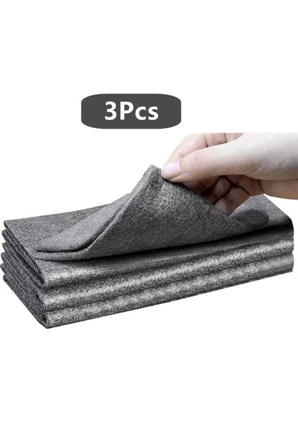 3 Adet Tarzı 30X40CM Sihirli Cam Silme Bezi Çizgisiz Kalın Sihirli Temizlik Bezi Yeniden Kullanılabilir Mikrofiber Mendil Windows Cam Havlu Mutfak Için (Yurt Dışından)
