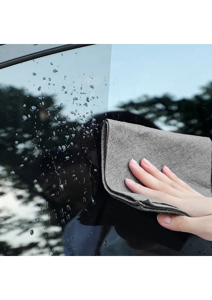 3 Adet Tarzı 30X40CM Sihirli Cam Silme Bezi Çizgisiz Kalın Sihirli Temizlik Bezi Yeniden Kullanılabilir Mikrofiber Mendil Windows Cam Havlu Mutfak Için (Yurt Dışından)
