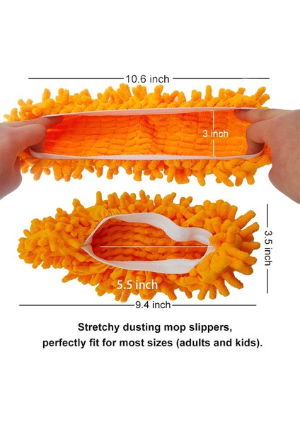 Pembe Tarzı Toz Duster Paspas Terlik Ayakkabı Koruyucu Çok Fonksiyonlu Yıkanabilir Mikrofiber Ayak Çorap Zemin Temizleme Kapağı Ev Mutfak Ofis Için (Yurt Dışından)