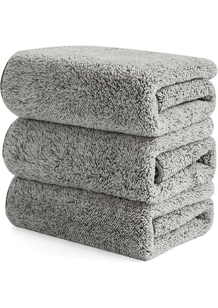 3 Adet Tarzı Bambu Kömür Bulaşık Bezi Ev Emici Temizlik Bezi Mikrofiber Mutfak Yapışmaz Yağ Havlusu Bez Mutfak Aksesuarları (Yurt Dışından)
