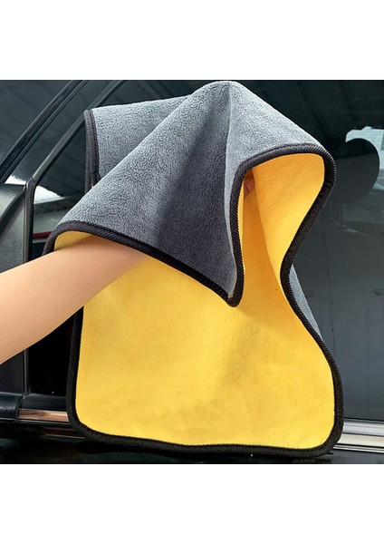 30X30CM Tarzı 1 Parça Mikrofiber Temizlik Havlusu Kalınlaşmak Emici Yumuşak Kurutma Bezi Araba Vücut Yıkama Bezi Çok Amaçlı Ev Temizlik Bezi (Yurt Dışından)