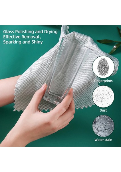 25X25CM Tarzı 15 Adet Pcs Mikrofiber Cam Temizlik Bezleri Yeniden Kullanılabilir Solgun Temizleyici Havlu Windows Araba Aynaları Silme Mutfak Malzemeleri (Yurt Dışından) indirimleri