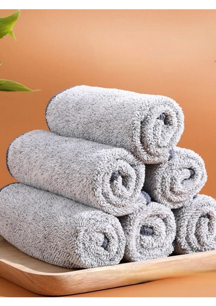 25X25CM Tarzı 5 Adet Bambukömürbulaşık Bezi Ev Işi Temizleme Yumuşak Elyaf Bulaşık Yıkamahavlu Mutfak Malzemeleri Kalınlaşmış Emici Emiciyağ Temizleme (Yurt Dışından) modelleri