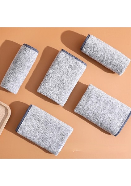 25X25CM Tarzı 5 Adet Bambukömürbulaşık Bezi Ev Işi Temizleme Yumuşak Elyaf Bulaşık Yıkamahavlu Mutfak Malzemeleri Kalınlaşmış Emici Emiciyağ Temizleme (Yurt Dışından) fırsatları
