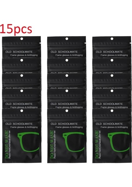 15 Adet Tarzı Buğu Önleyici Gözlük Bezi Gözlük Lens Bezi Güneş Gözlüğü Gözlük Temizleme Bezi Yeniden Kullanılabilir Buğu Önleyici Bezler Için Mikrofiber Mendil (Yurt Dışından)