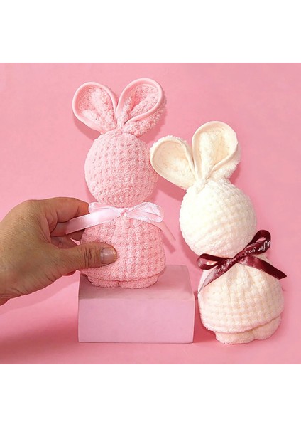 Mor Tarzı Sevimli Tavşan Tavşan Peluş Havlu Yatıştırıcı Bebek Havlusu Yatıştırmak Oyuncaklar Sevimli Bebekler Banyo Yumuşak Güvenlik Battaniye Bebek Peluş Banyo Havlusu (Yurt Dışından) indirimleri