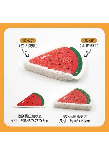 4 Adet Tarzı 4 Adet Karikatür Baskılı Sıkıştırılmış Odun Hamuru Pamuklu Mutfak Temizleme Bulaşık Süngeri Suyu Emer ve Büyür ve (Yurt Dışından) modelleri