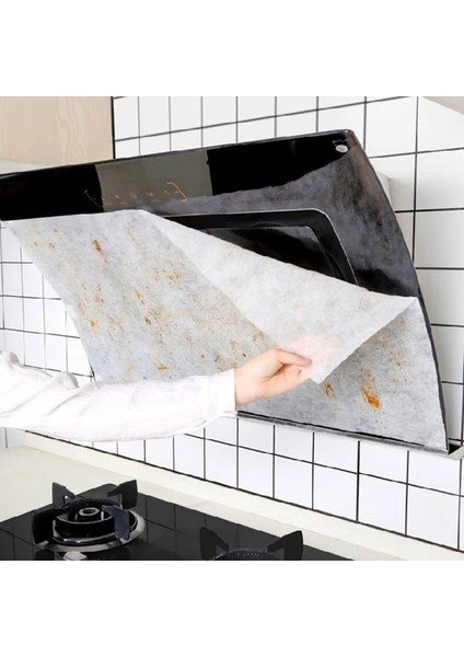 L Tarzı Mutfak Vantilatörü Yağ Filtresi Kağıdı Dokunmamış Emici Kağıt Ocak Davlumbaz Filtresi Çıkarıcı Fan Koruma Filtresi (Yurt Dışından) fırsatları