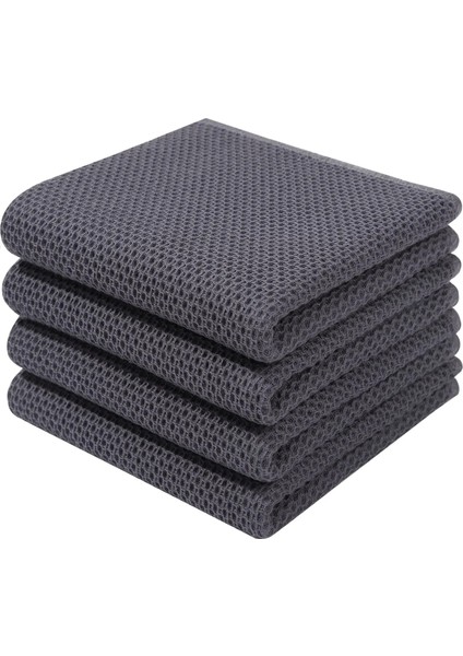 Kumral Stili Homaxy % 100% Pamuklu Havlu Mutfak Waffle Örgü Mutfak Havlusu Süper Emici Bulaşık Bezi Çabuk Kuruyan Bez Ev Temizleme Araçları (Yurt Dışından) modelleri
