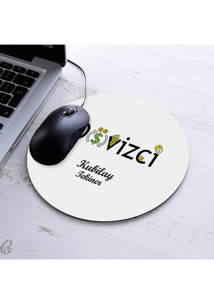 Isimli Dövizci Temalı Yuvarlak Mousepad