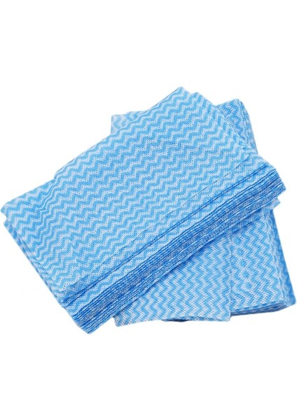 Mavi Stil Ack Yıkama Bulaşık Havlusu Çevre Tek Kullanımlık Mutfak Temizlik Bezi Yapışmaz Havlu Çantası Yağ Silme Paçavraları (Yurt Dışından)