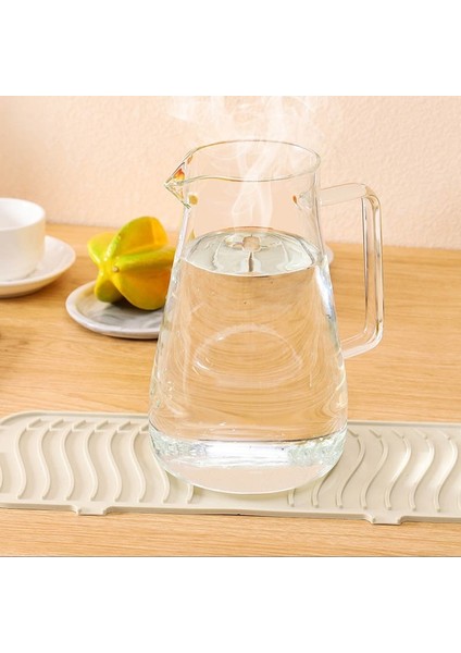 Yeşil Tarzı 61X14,5X0,5CM Silikon Musluk Mat Su Sıçramaya Dayanıklı Mutfak Musluk Su Tutucu Mat Büyük Lavabo Sıçrama Pedi Tezgah Koruyucu Banyo Mat (Yurt Dışından) modelleri