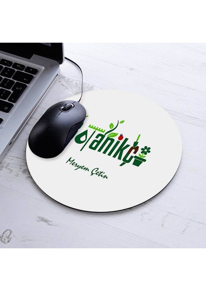 Isimli Botanikçi Temalı Yuvarlak Mousepad