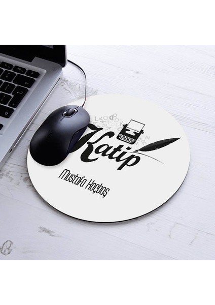 Hediyelik Katip Temalı Yuvarlak Mousepad