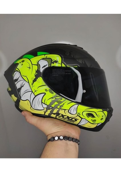 Axxıs Draken S Trooper D3 Mat Fluoer Yellow